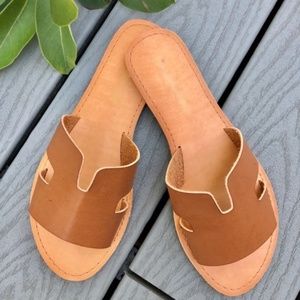 Shoes | Stevie Hey Summer Flats Tan | Poshmark